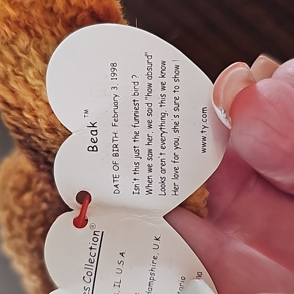 Ty Beanie Babies Beak, February 3, 1998 - Picture 6 of 8